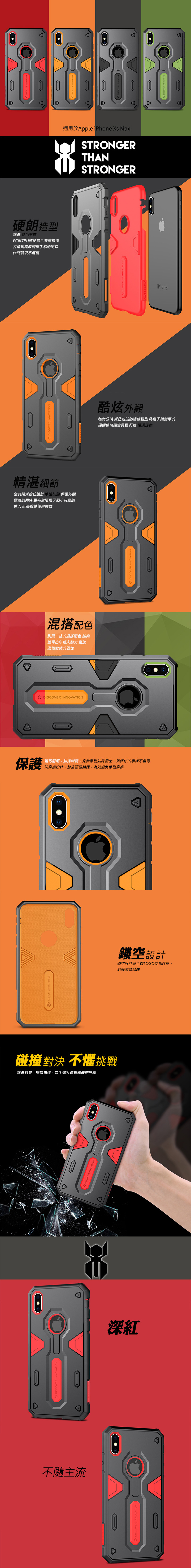 NILLKIN Apple iPhone Xs Max 悍將 II 保護套