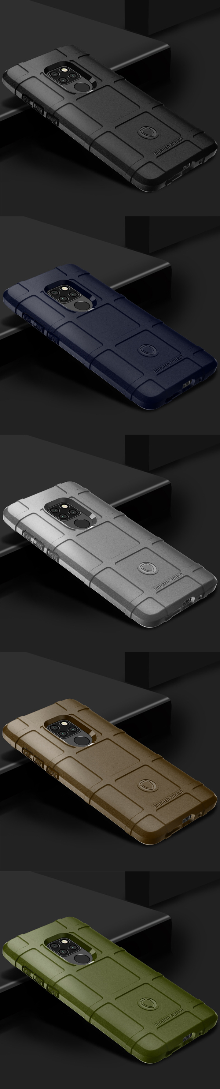 QinD HUAWEI Mate 20 戰術護盾保護套